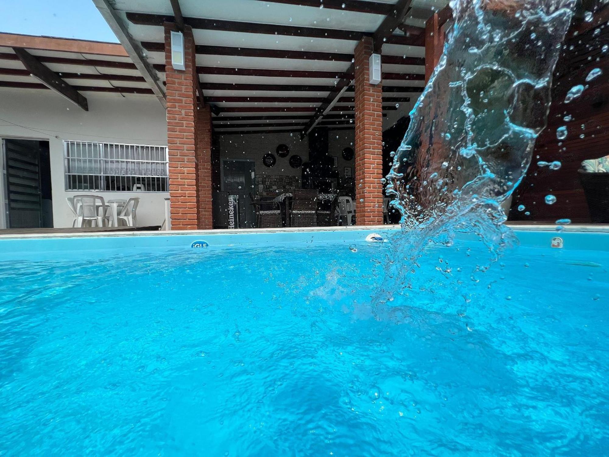 Casa Agradavel Com Piscina, A Poucos Passos Da Praia Peruibe Bagian luar foto