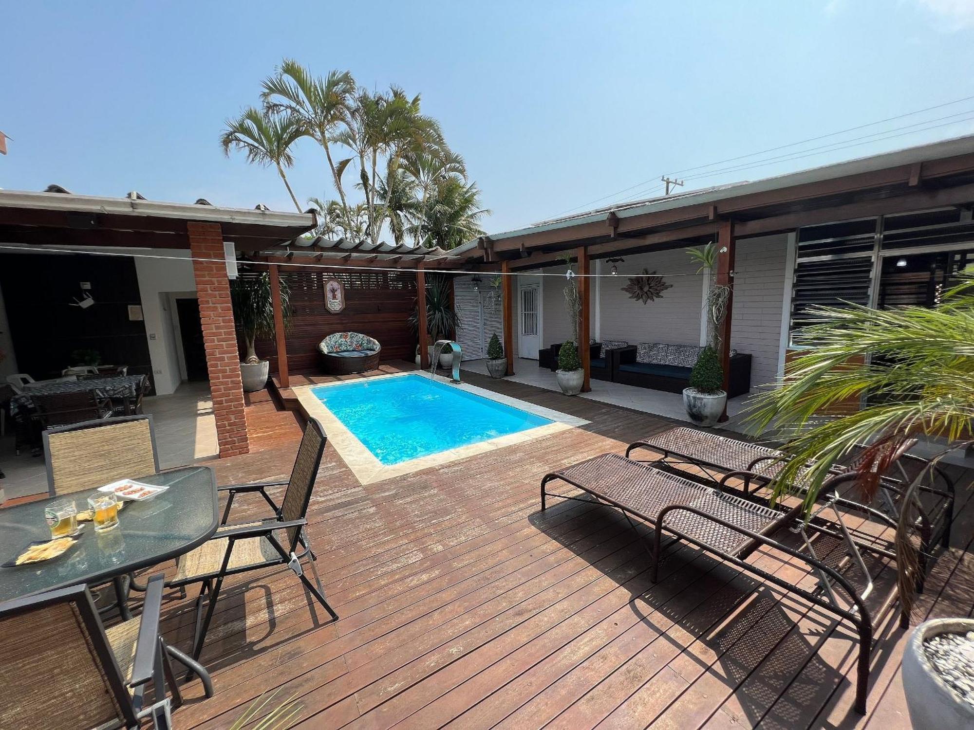Casa Agradavel Com Piscina, A Poucos Passos Da Praia Peruibe Bagian luar foto