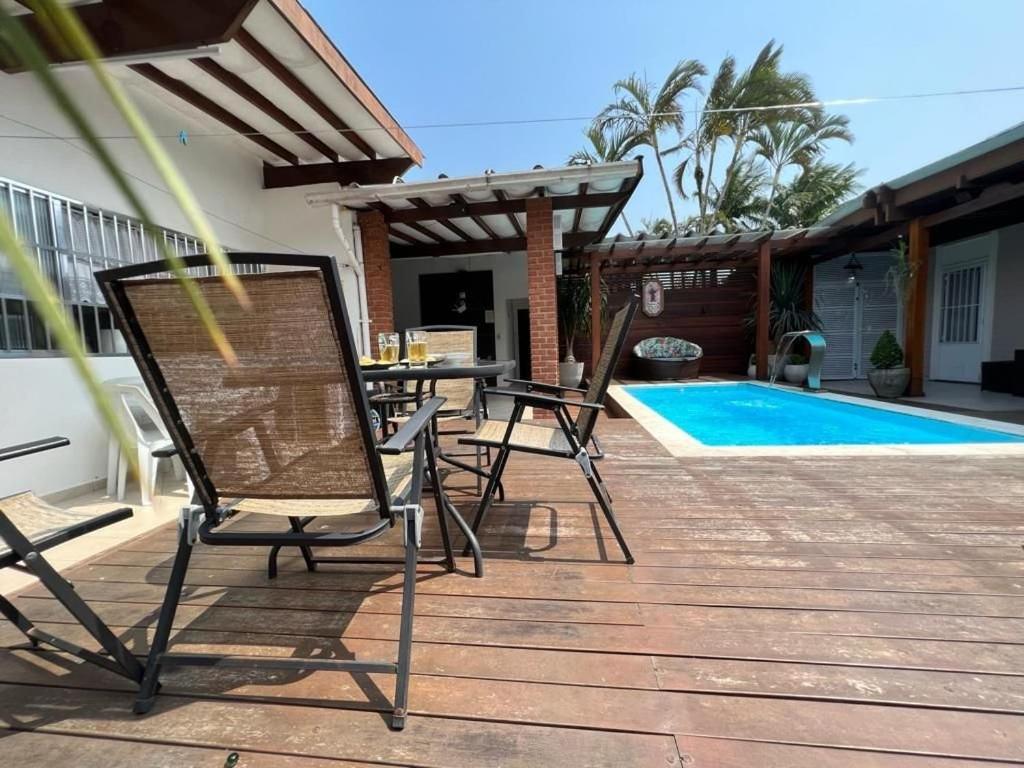 Casa Agradavel Com Piscina, A Poucos Passos Da Praia Peruibe Bagian luar foto